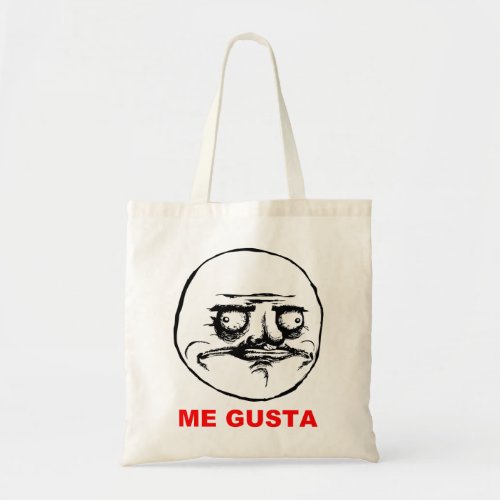 Me Gusta Rage Face Meme Tote Bag