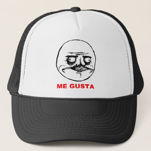 Me Gusta Rage Face Meme Trucker Hat