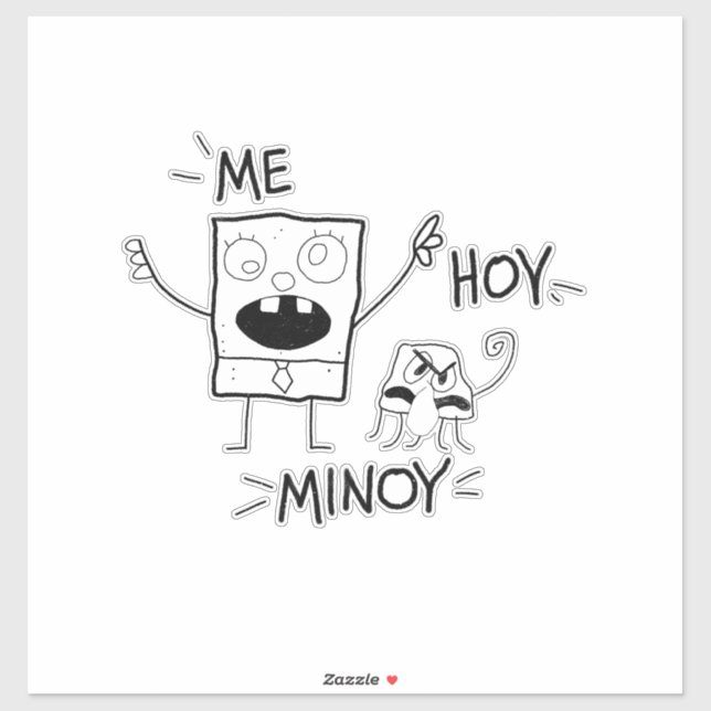 Me Hoy Minoy Doodle  Sticker (Sheet)