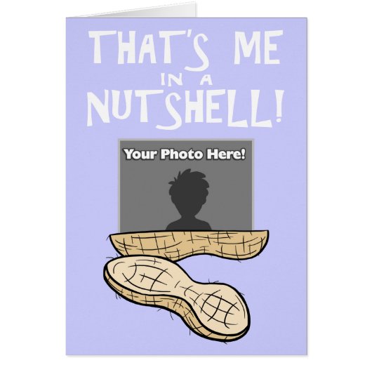 "Me in a Nutshell" Card (Front)