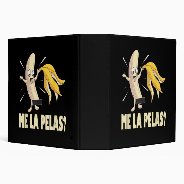 Me La Pelas 3 Ring Binder (Background)