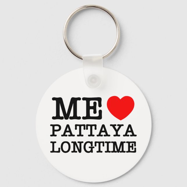 ME LOVE PATTAYA LONGTIME KEYCHAIN (Front)