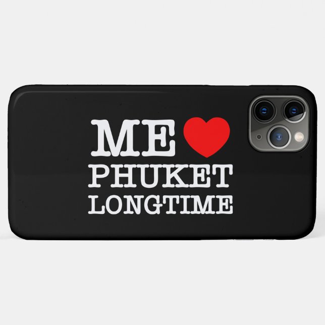 ME LOVE PHUKET LONGTIME Case-Mate iPhone CASE (Back (Horizontal))