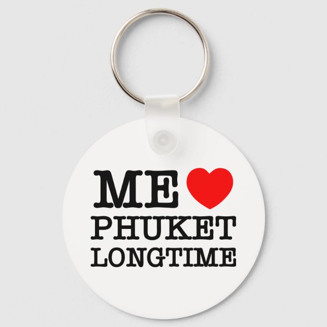 ME LOVE PHUKET LONGTIME KEYCHAIN (Front)