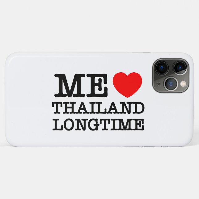 ME LOVE THAILAND LONGTIME Case-Mate iPhone CASE (Back (Horizontal))