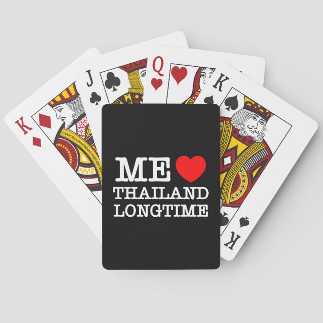 ME LOVE THAILAND LONGTIME POKER CARDS (Back)