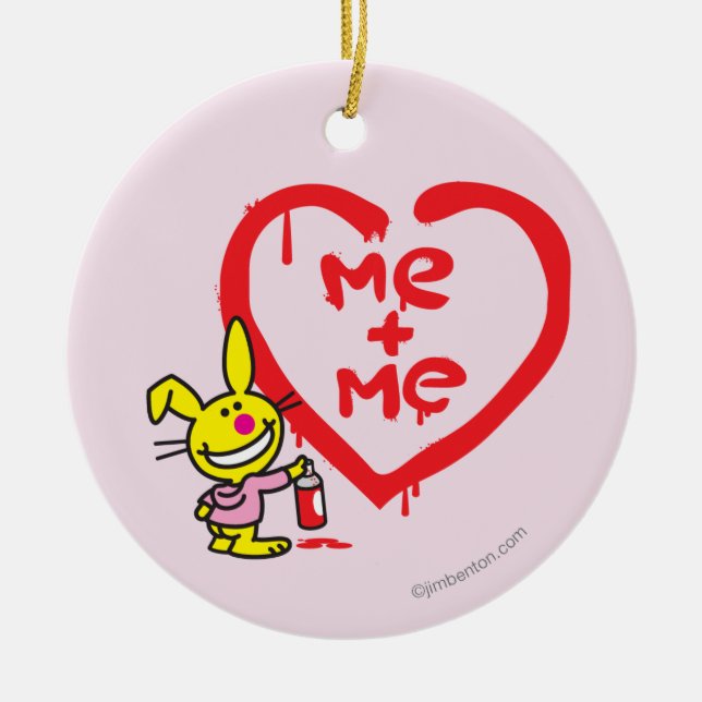 Me + Me Ceramic Ornament (Front)
