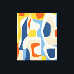 Me & Mine, Abstract Bohemian Pastel Shapes Canvas Print<br><div class="desc">Abstract earthy painting</div>