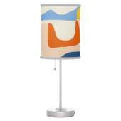 Me & Mine, Abstract Bohemian Pastel Shapes Table Lamp (Right)