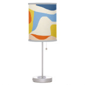 Me & Mine, Abstract Bohemian Pastel Shapes Table Lamp (Left)