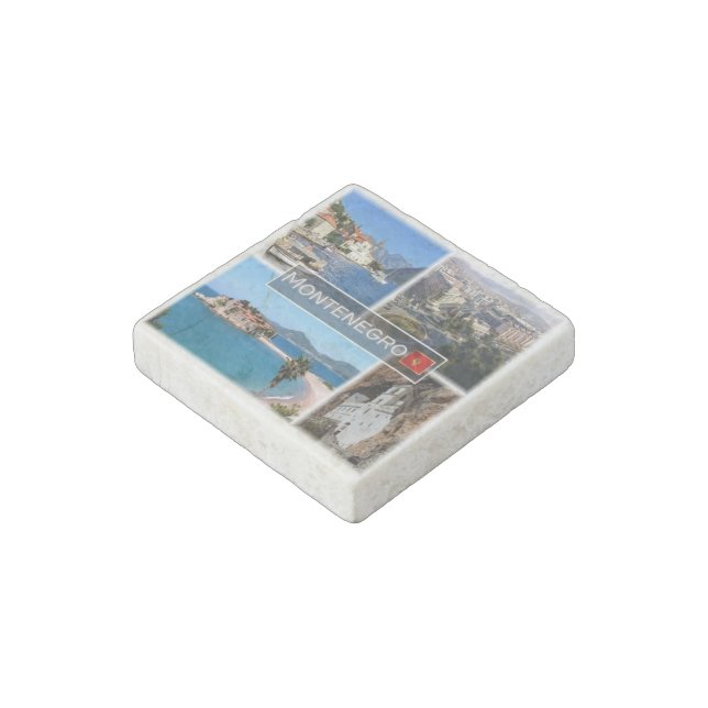 ME Montenegro - Podgorica - Roman Square - Stone Magnet (Angled)