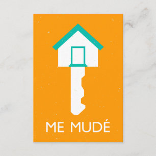 me mude llave de casa invitation
