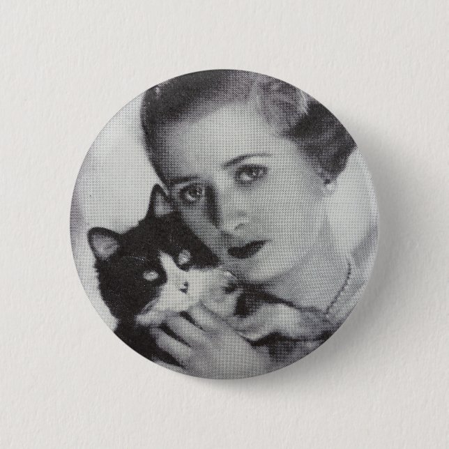 Me & My Cat Pinback Button (Front)