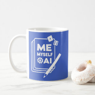 Me, Myself & AI, White Art Mug