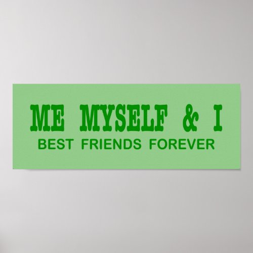 Me Myself and I Best Friends Forever Poster