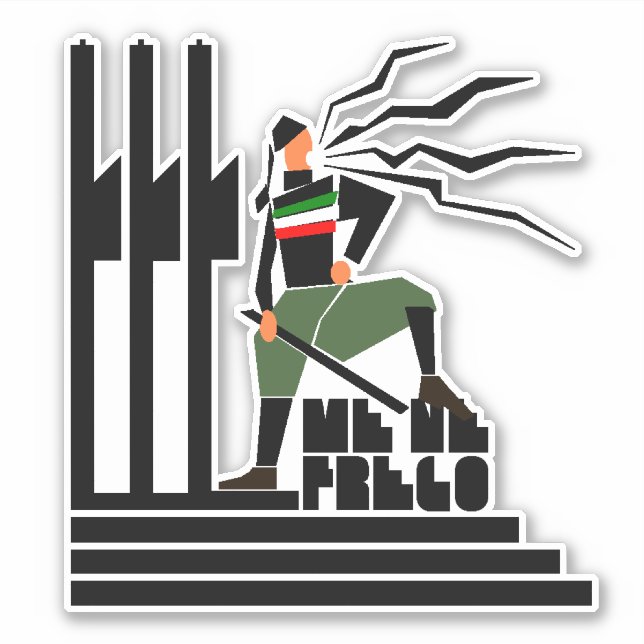 ME NE FREGO STICKER (Front)