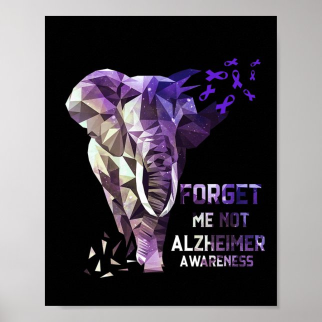 Me Not Alzheimerheimer Awareness 1  Poster (Front)