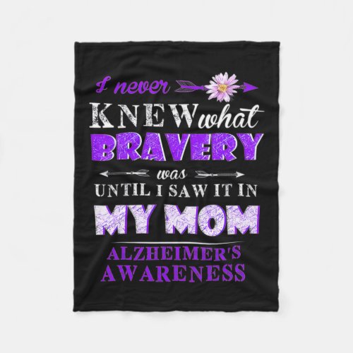 Me Not Until Saw It My Mom Alzheimerheimer Brain A Fleece Blanket