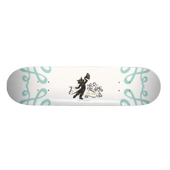 Me-ow! Skateboard Deck by pussinboots at Zazzle