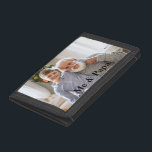 Me & Papa Photo Trifold Wallet<br><div class="desc">Me & Papa (can be changed to any name for grandfather) photo wallet.</div>