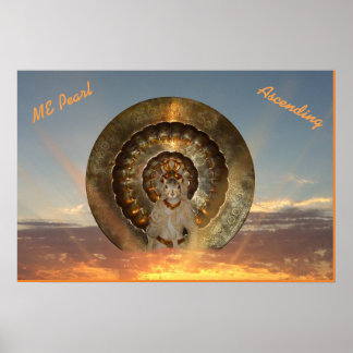 'ME Pearl, Sacred Squirrel, Ascending' Poster