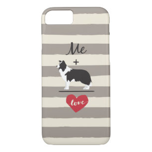 Me plus Border Collie equal Love Cute Phone Case
