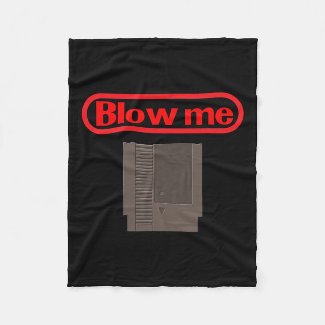 Me Retro Video Game Old School Gamer  Fleece Blanket (Front)