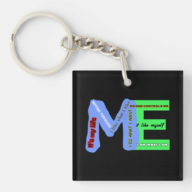 ME Self-Expression Keychain (Front)
