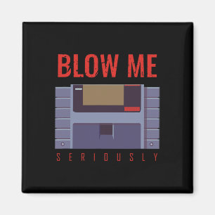 Me Seriously 90s Retro Video Game Vintage Gamer Magnet