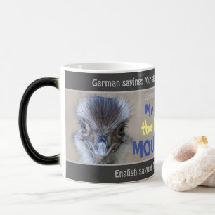 Me stood the hair to mountain - silly German! Color Morph Mug