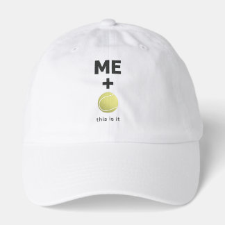 ME + Tennis Ball – This Is It Minimal Statement Hat