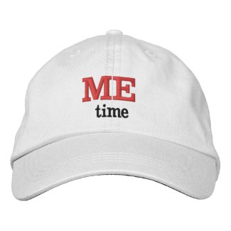 ME time Cust. Text Embroidered Hat