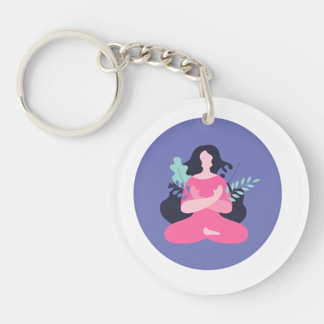 Me time keychain  (Front)