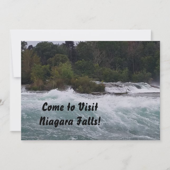 me to Visit Niagara Falls! Invitation (Front)