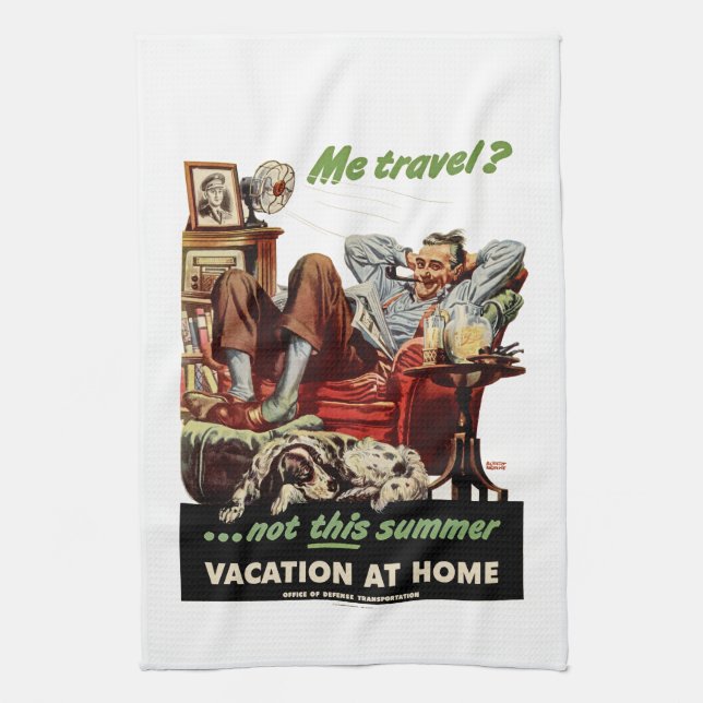 Me Travel ? Kitchen Towel (Vertical)