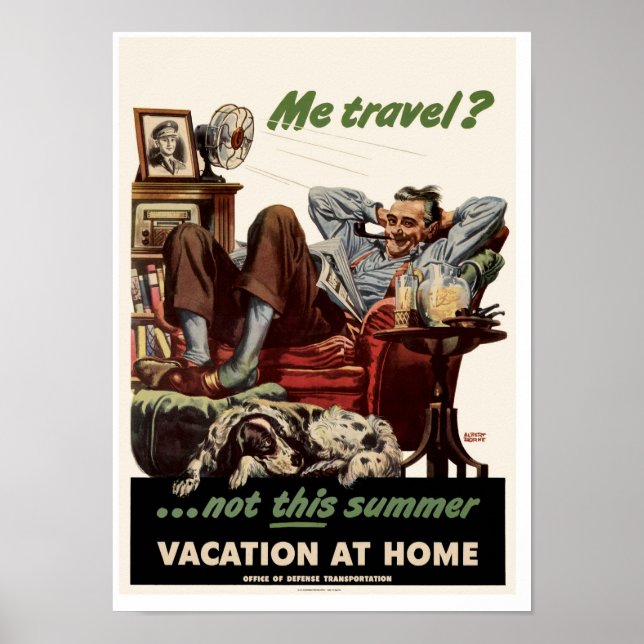 Me travel?...not this summer poster (Front)