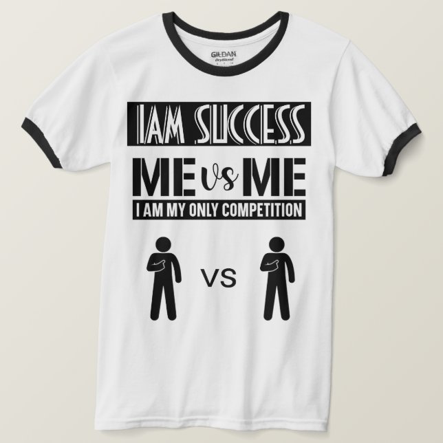 ME vs ME T-Shirt (Design Front)