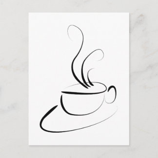 Me Want Coffee Postcard