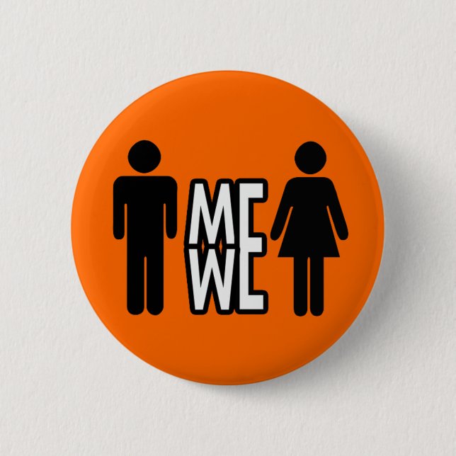 Me & We Button (Front)