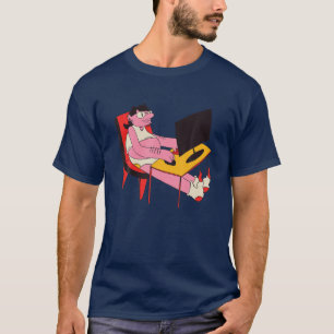 Me Working From Home Office - Awesome Clothing Gif T-Shirt