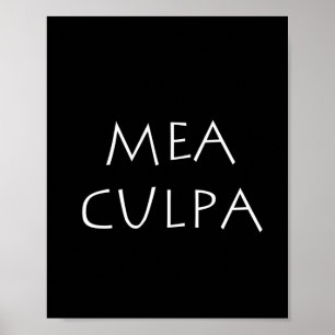 Mea culpa poster