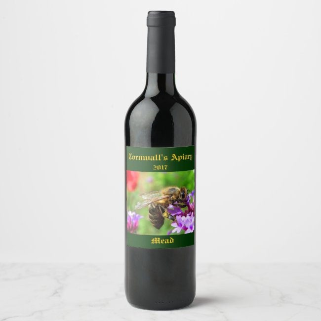 Mead Honey Wine Label