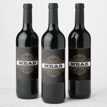 Mead Vintage Badge Label by Charmalot at Zazzle