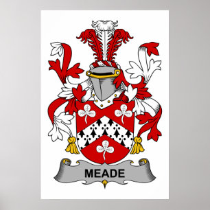Meade Family Crest Poster