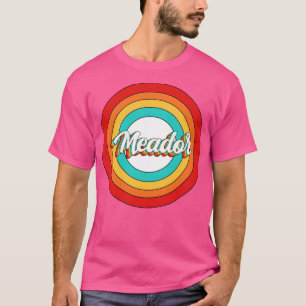 Meador Name Shirt Vintage Meador Circle