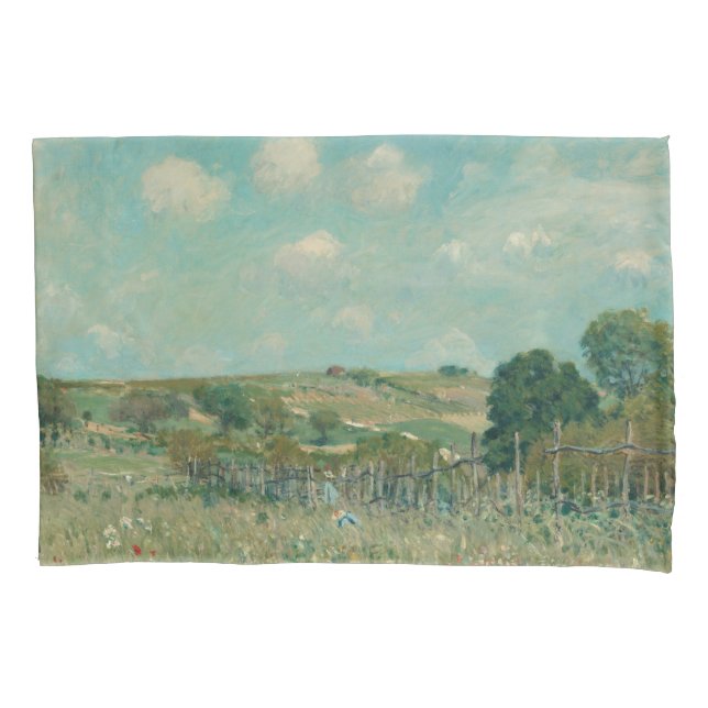 Meadow | Alfred Sisley | National Gallery of Art Pillow Case (Front)