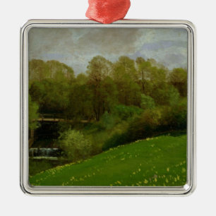 Meadow and Woodland, 1895 Metal Ornament