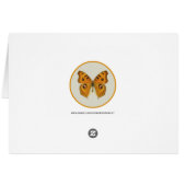 Meadow Argus Butterfly Cards (Back Horizontal)