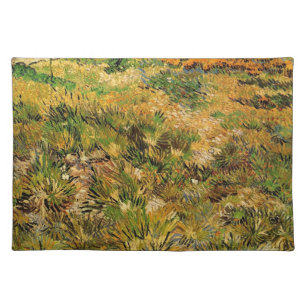Meadow at Saint Paul Hospital by Vincent van Gogh Cloth Placemat