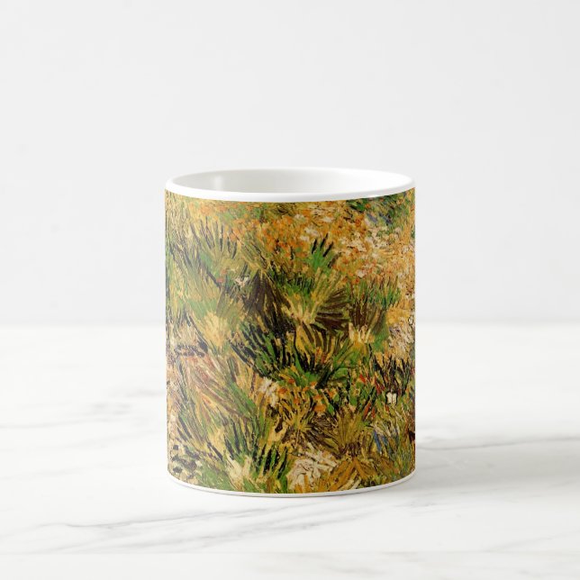 Meadow at Saint Paul Hospital by Vincent van Gogh Coffee Mug (Center)